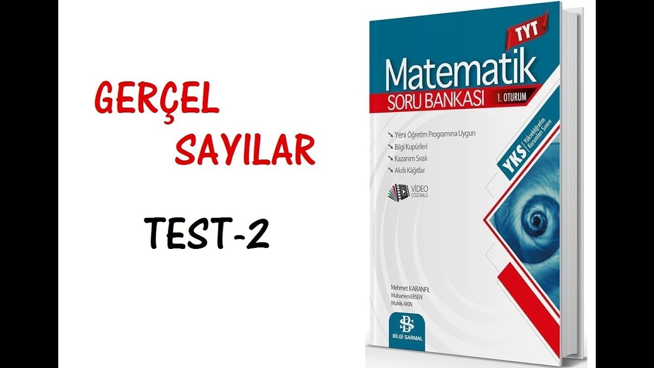 BİLGİ SARMAL TYT MATEMATİK GERÇEL SAYILAR TEST-2 ÇÖZÜMLERİ (2020)