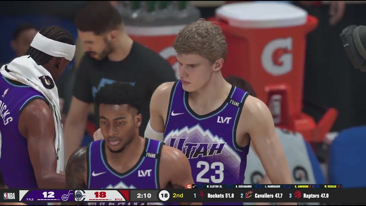 NBA 2K26 Regular Season, Clippers vs. Jazz, 18-7