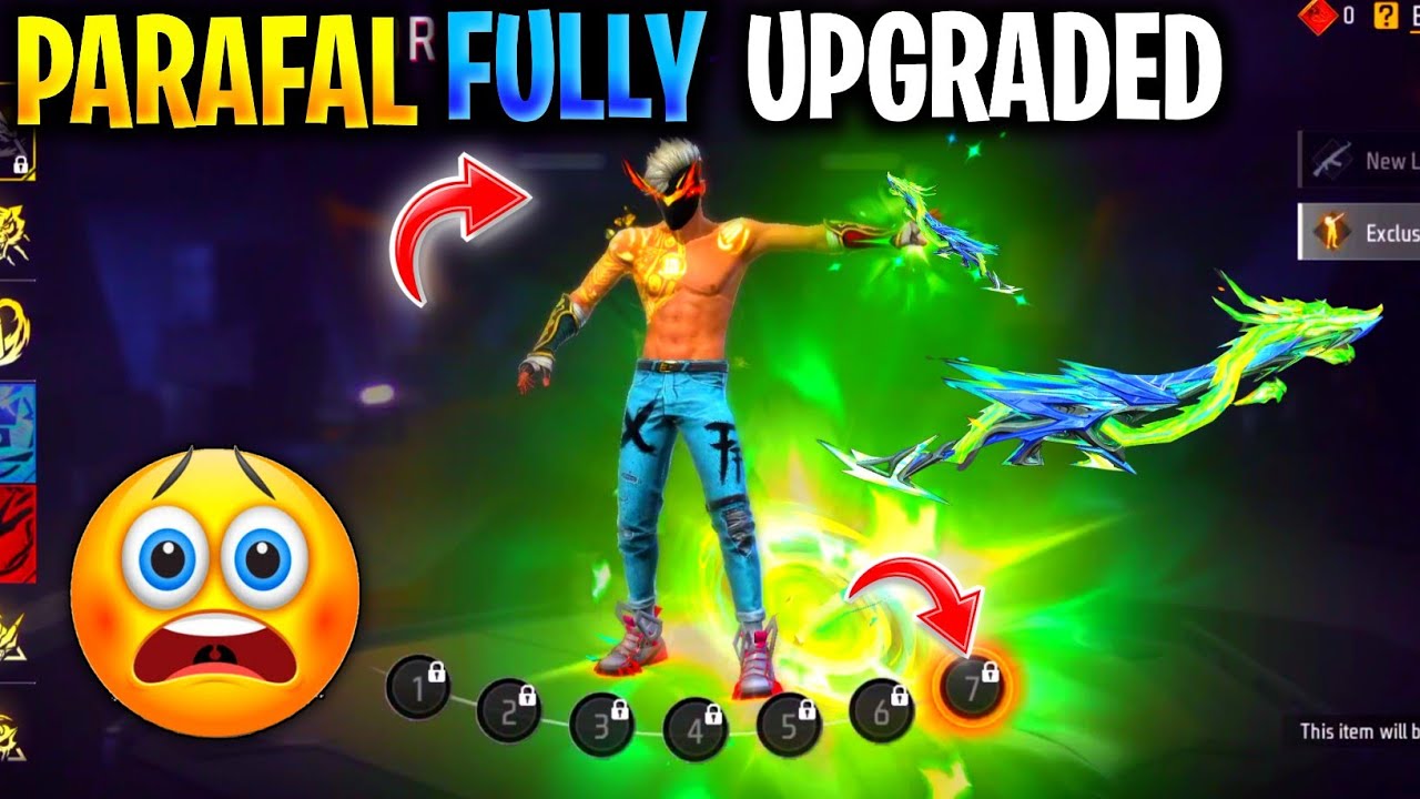 New Evo Vault Parafal Skin 0- Max 🤑 | Parafal - Lore Cyclone New Gun Skin Fully  Upgraded 😨
