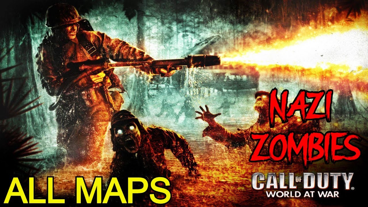 Call of Duty: World at War Nazi Zombies All Maps Solo Playthrough