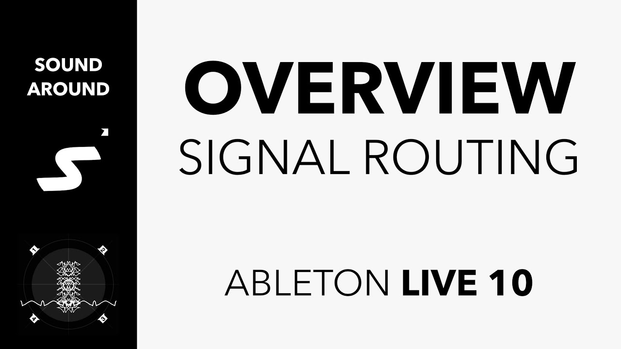 Signal routing in Ableton Live 10