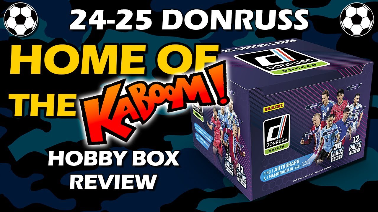 2024-25 Panini Donruss Soccer FIFA Hobby Box Review