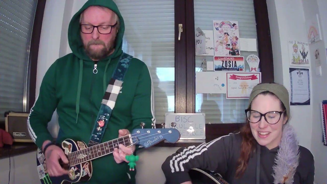 BISC Ukulele Ensemble Because You're Young playalong