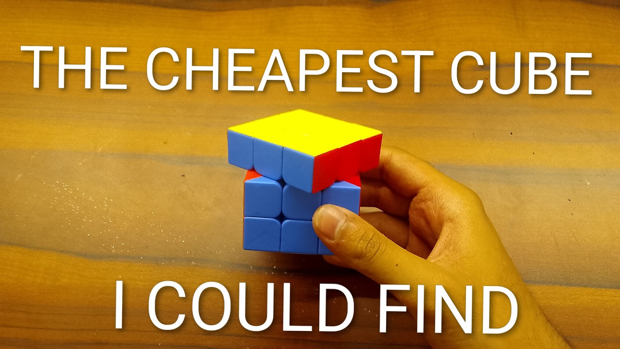 The CHEAPEST Rubik's Cube I Could Find. Worth It?