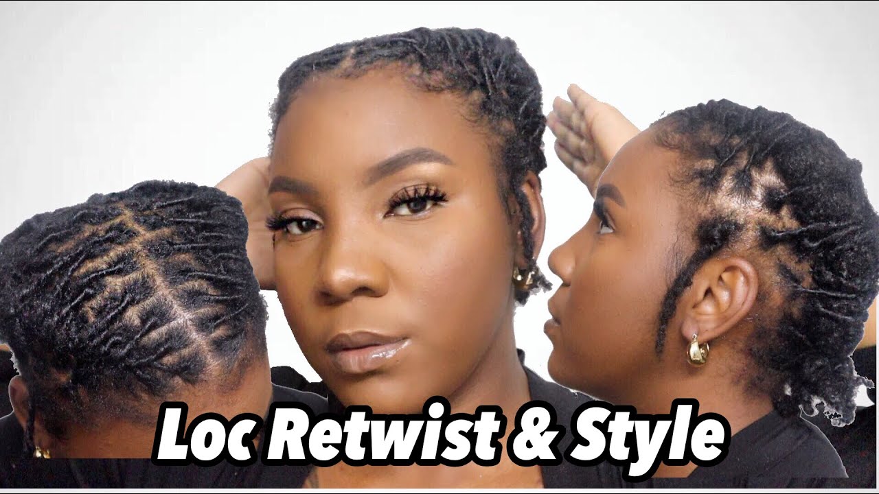 HOW TO RETWIST AND STYLE STARTER LOCS