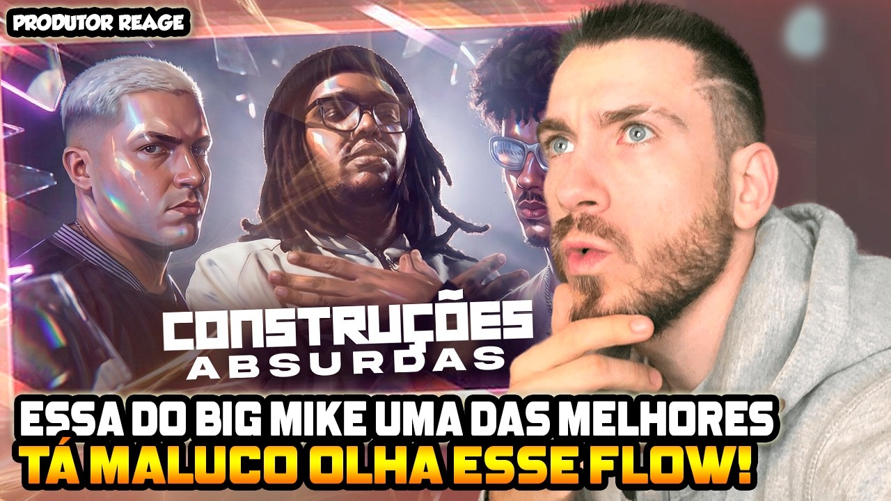 (ESSA É INSANA!) PRODUTOR REAGE CONSTRUÇÕES DE RIMAS absurdas!! (REACT)