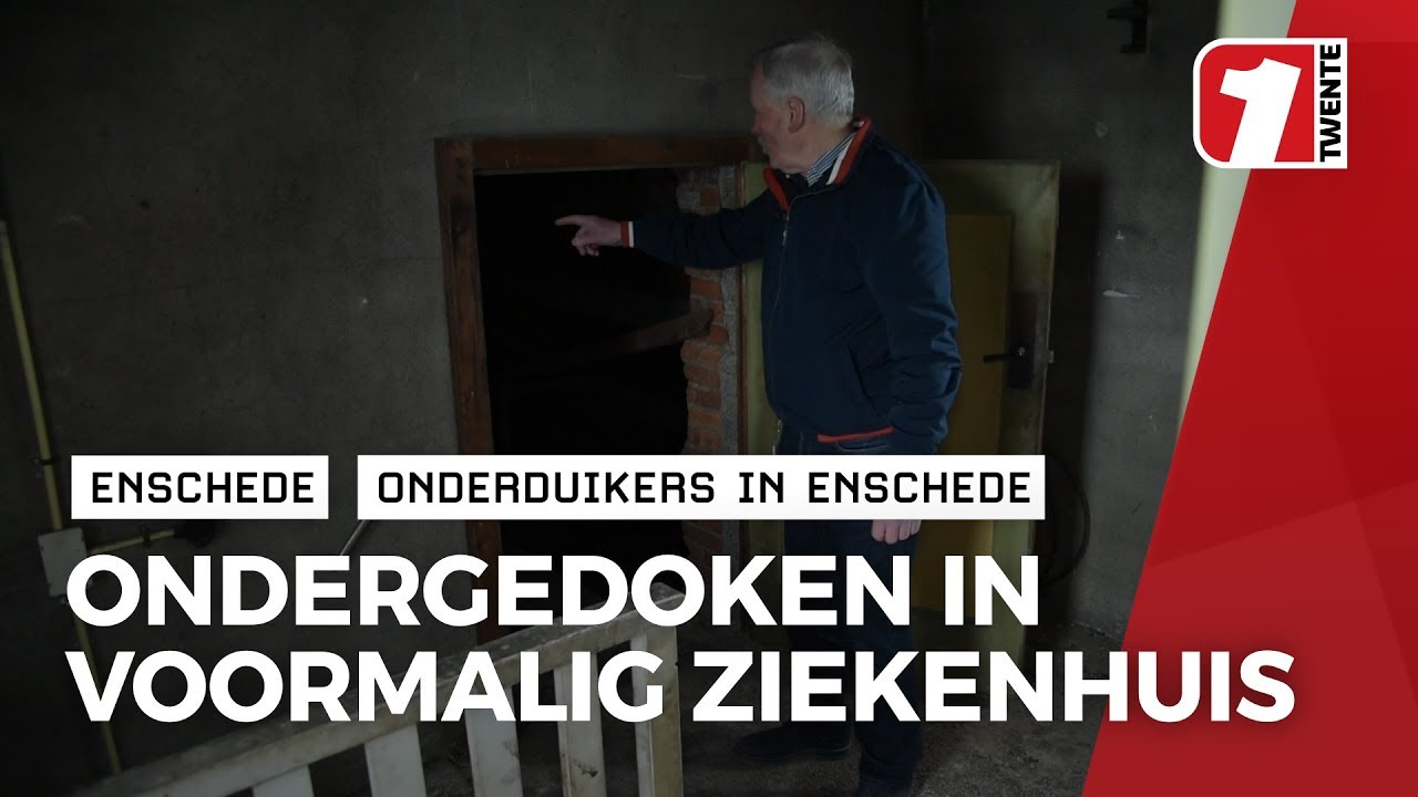 Onderduikers in voormalig ziekenhuis Ariënsplein Enschede