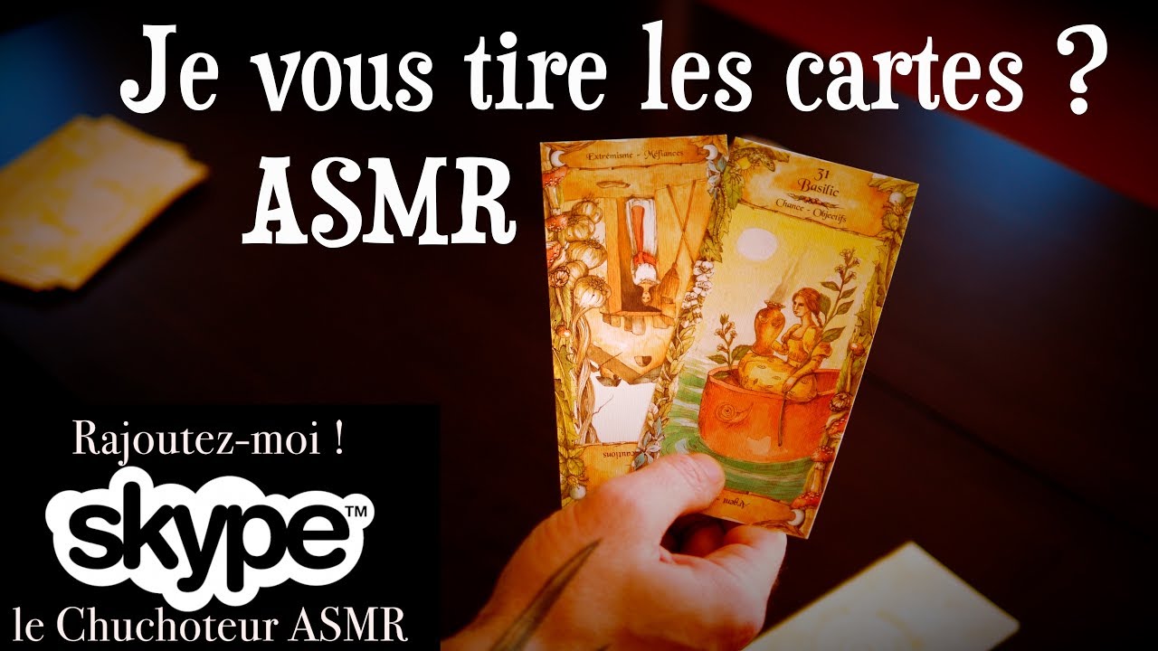 ASMR-Je vous tire les cartes (Lire la description)