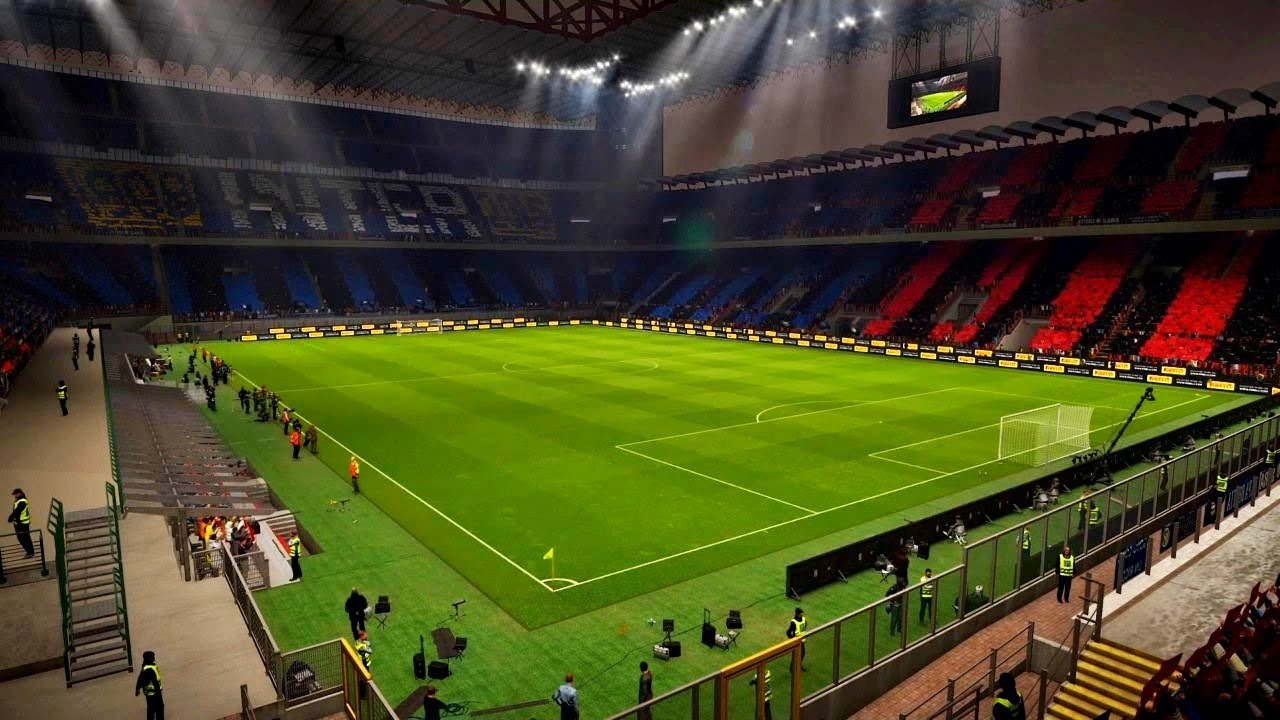 FC INTERNAZIONALE (INTER DE MILÃO) X AC MILAN ( 1080p / 60FPS ) GIUSEPPE MEAZZA - PES 2019