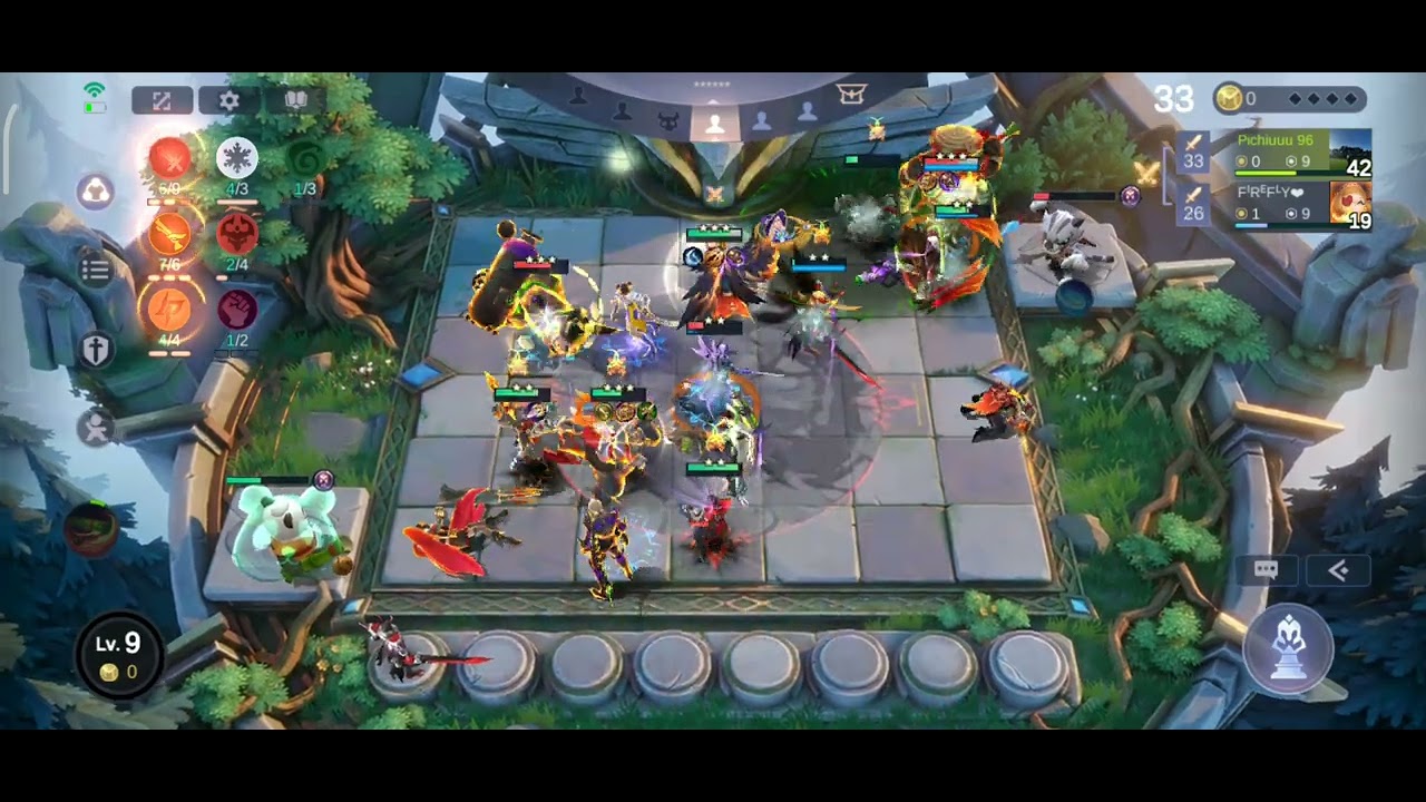 MAGIC CHESS / Abe 2nd Skill / Fighter , Gunner , Los Pecados & Northern Vale with 3star Freya