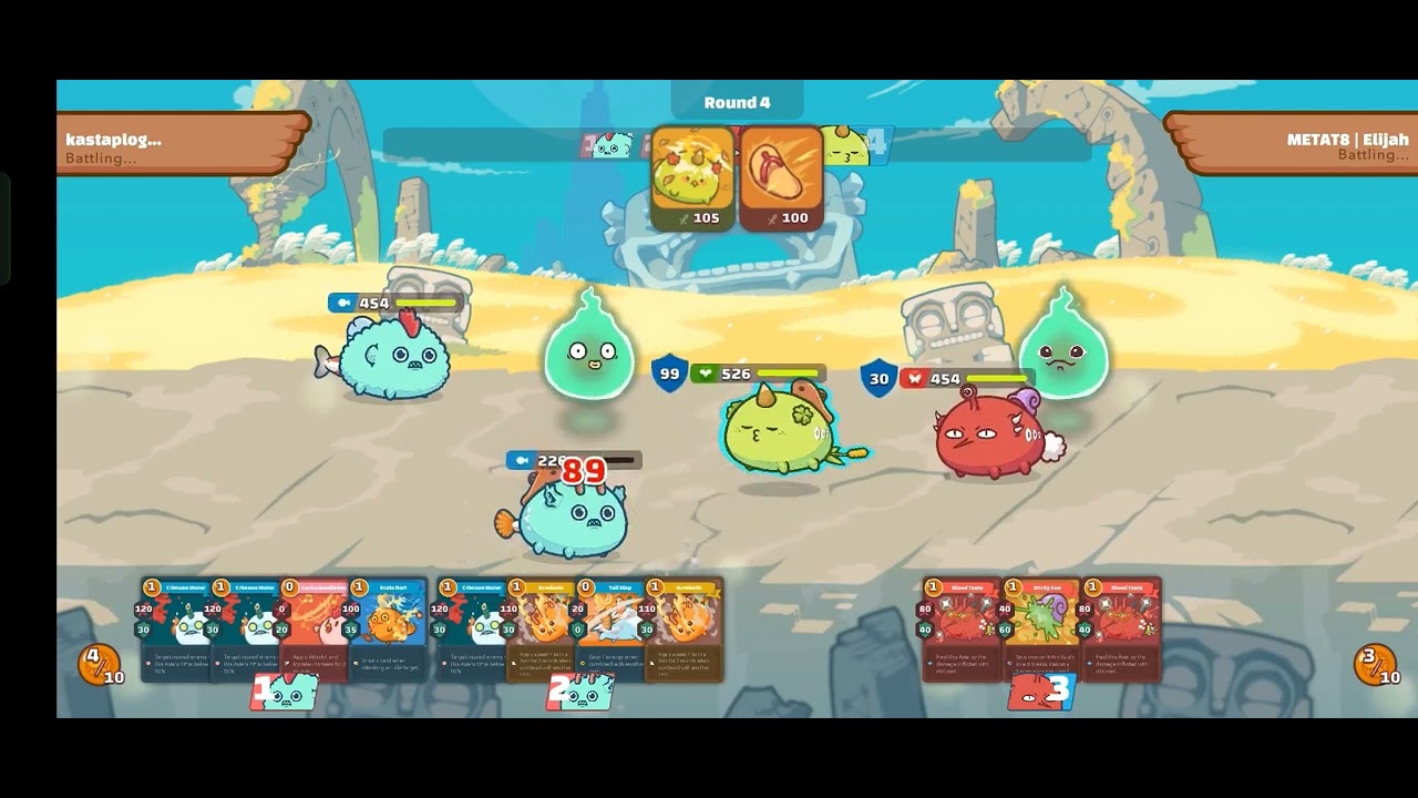 Intense battle with my Idol METAT8 | Elijah. Triple Aqua vs. Godbug Team. #AxieInfinityClassic