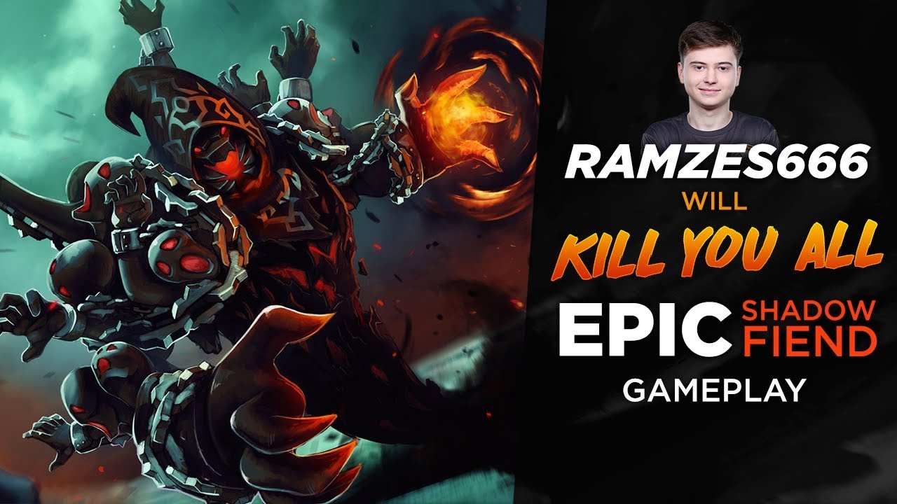 Ramzes666 Will Kill You All! Epic Shadow Fiend Gameplay - Dota 2