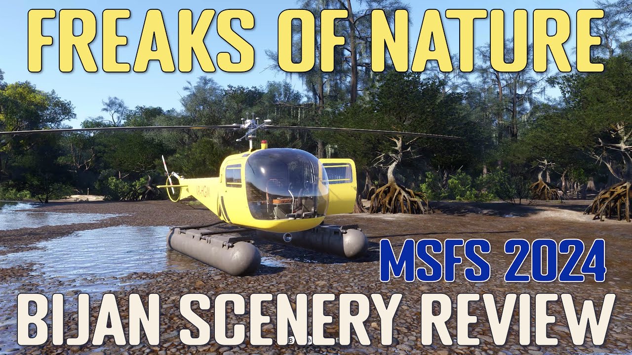 RIDICULOUSLY AWESOME Bijan Scenery in MSFS 2024: Bamboo Forest, Louisiana Swamps & Dana Point