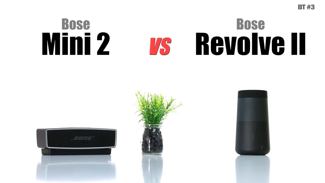 $163 - Bose Mini 2 SE vs $219 - Bose Revolve II / Bluetooth / Sound Comparison