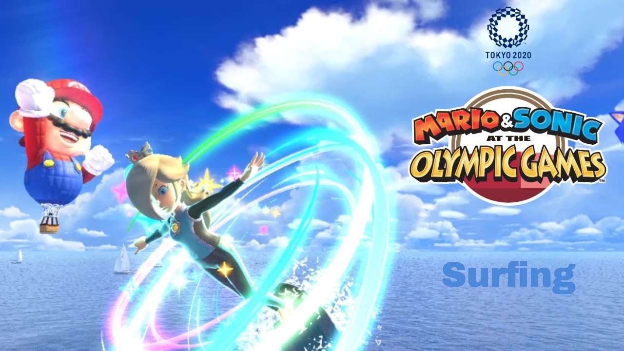 Mario and Sonic at the Olympic Games Tokyo 2020 - Surfing w/ Rosalina