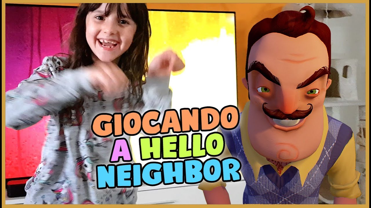 Alyssa Vs Hello Neighbor 😱 Che paura!