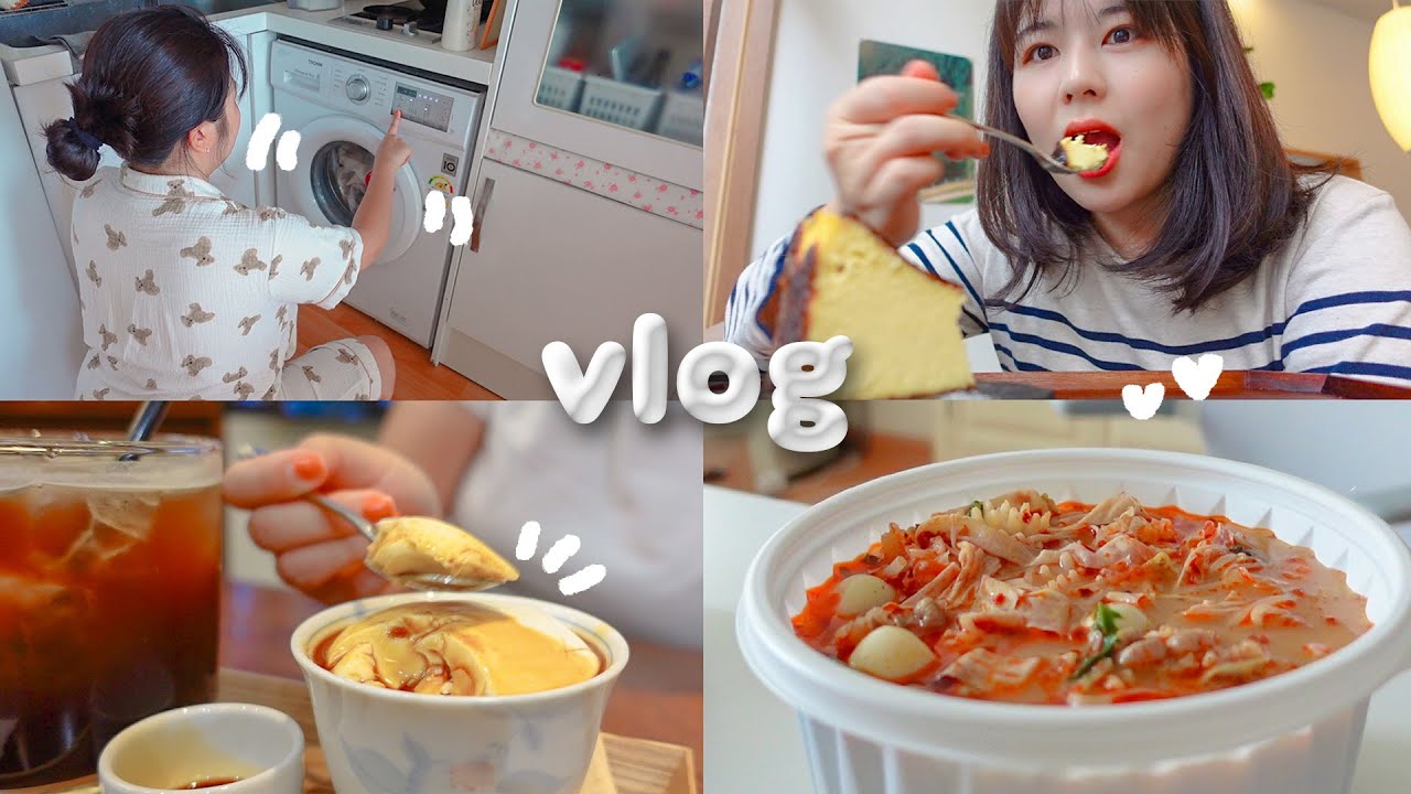 자취일상 vlog | 오랜만에 돌아온 자취방 대청소하기🧹 마라수혈, 다음 해외여행지?, 최애 바스크치즈케이크, 카페 가배도, 냉장고 정리, 한끼통살