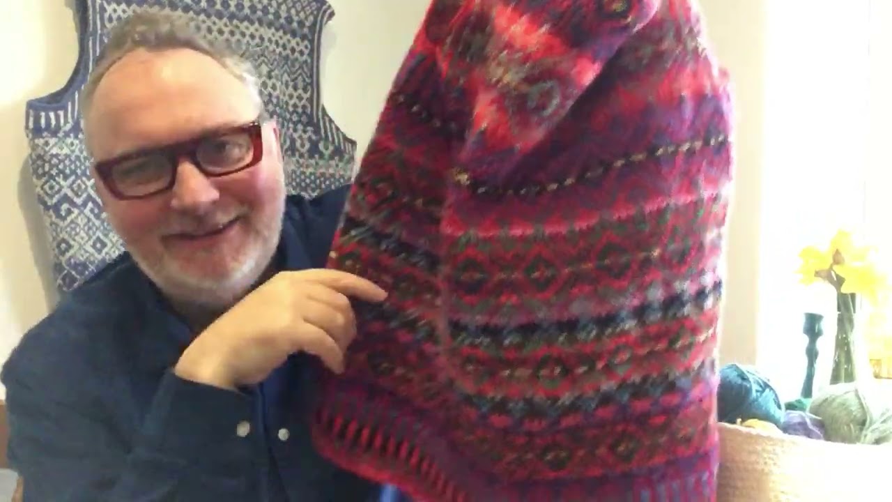 The Knitting Man Ep 6  How to Knit an Off-Piste Fair Isle Vest with No Pattern in Stranded Colorwork