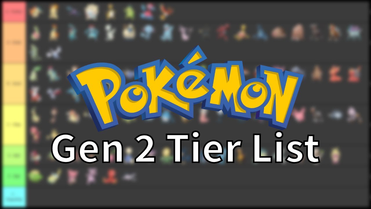 Pokémon Generation 2 Tier List
