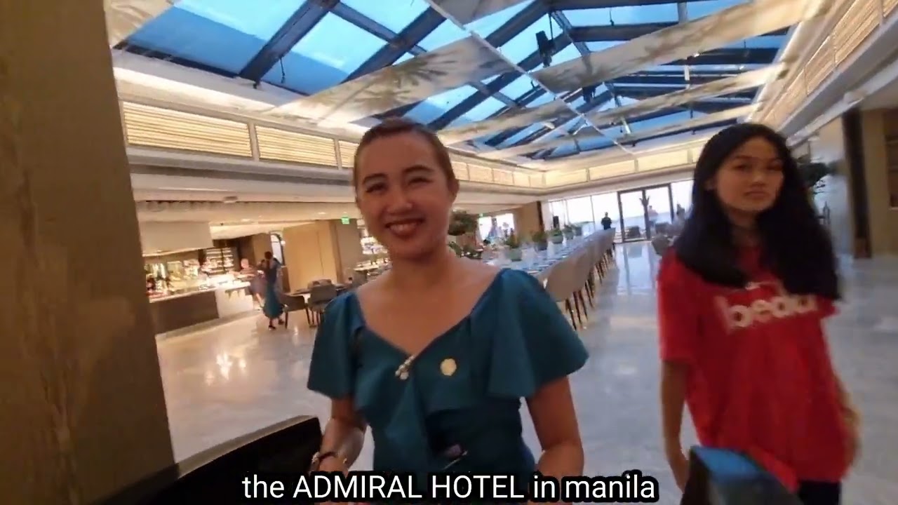 the brand new admiral hotel in manila with a beautiful infinity pool and a secret bar.