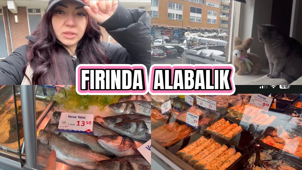 PAZARI GEZELİM. YENİ BALIK TARİFİ. @Fundasiyahkaplan #türkçevlog 