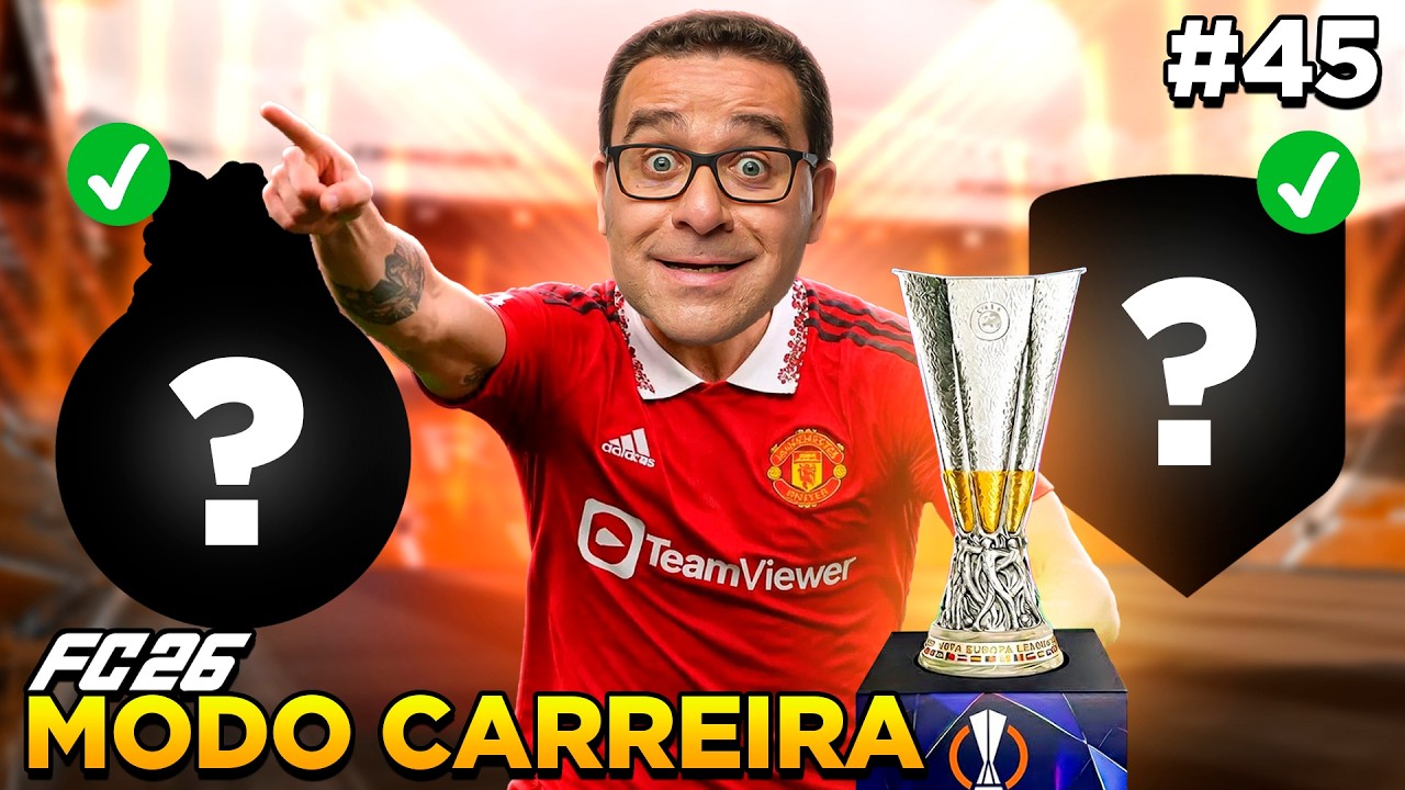 3 JOGOS 3 VITÓRIAS NA LIGA EUROPA - #45 EAFC 26 MODO CARREIRA