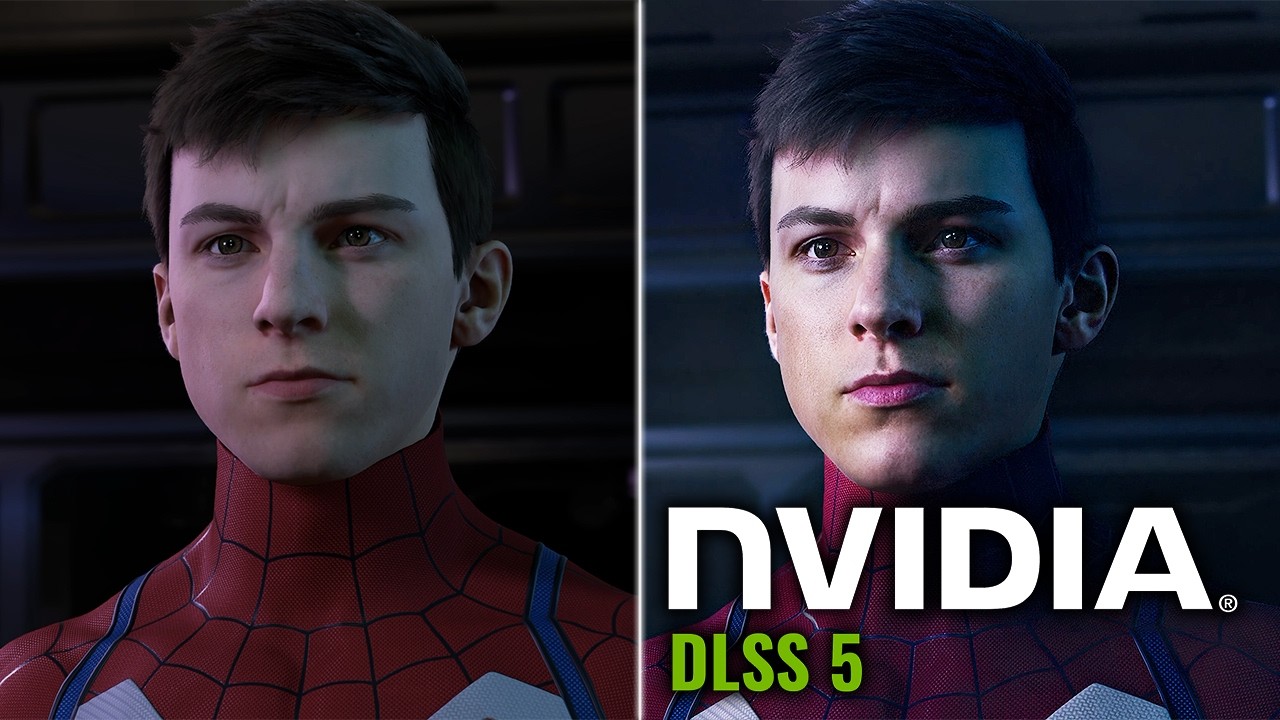 Новое обновление DLSS 5 в Marvel's Spider-Man 2: геймплей и кат-сцены