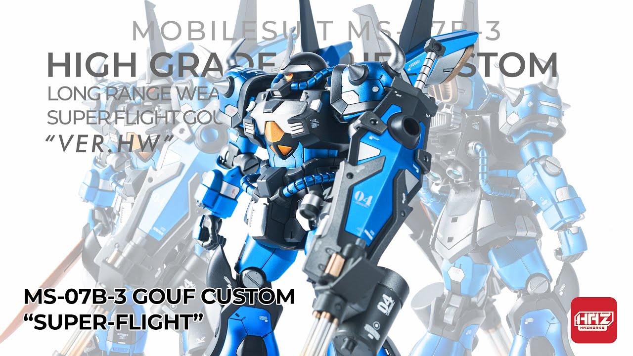 Gunpla Custom Build | HG Gouf Custom | Candy Blue Satin Finish