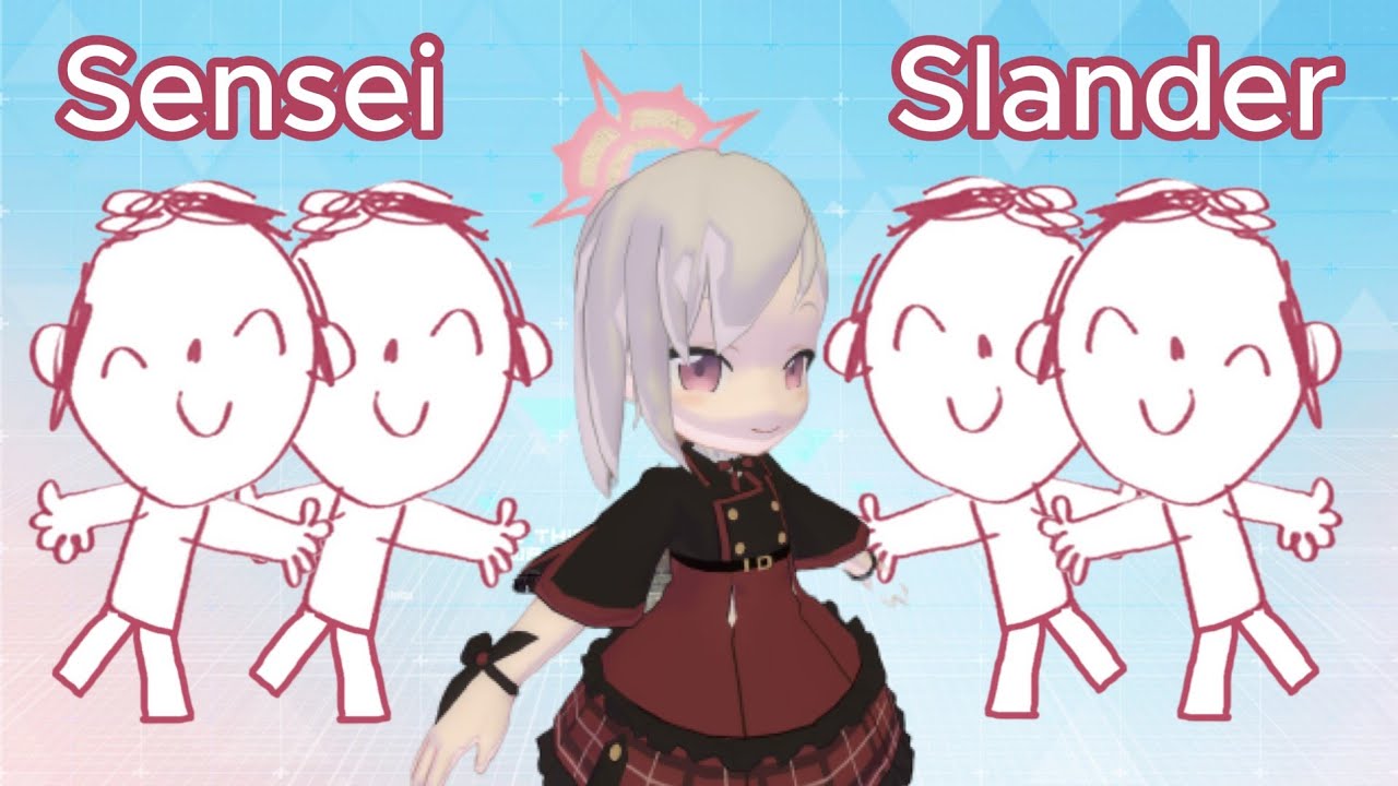 Sensei Slander meme (Different types of Sensei) | Blue Archive