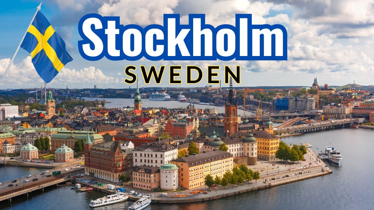 Stockholm Capital City Sweden Drone Footage 2025 - Travel Video