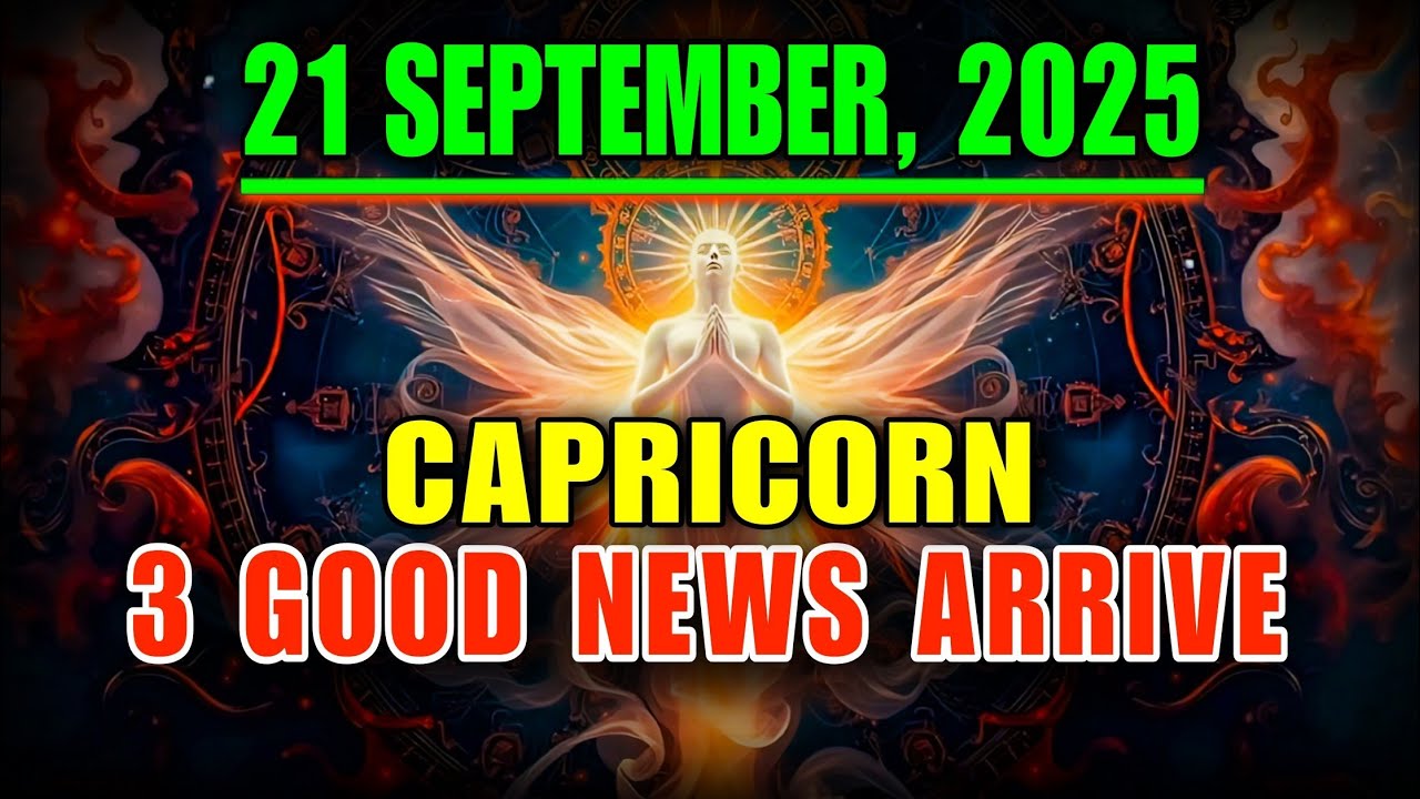 Capricorn ♑ September 21: 3 Shocking Good News That Will Change EVERYTHING!