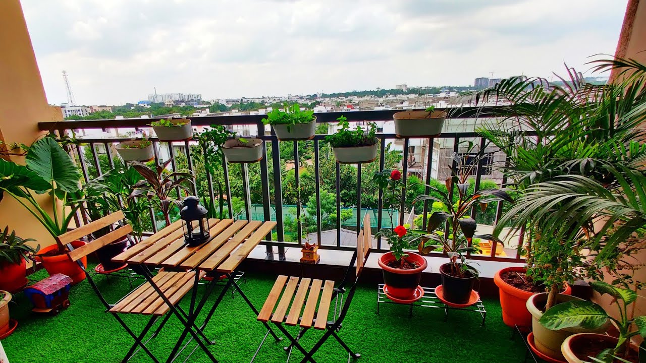Balcony Makeover in Budget || Decorative Balcony Ideas || Small balcony makeover || Green balcony