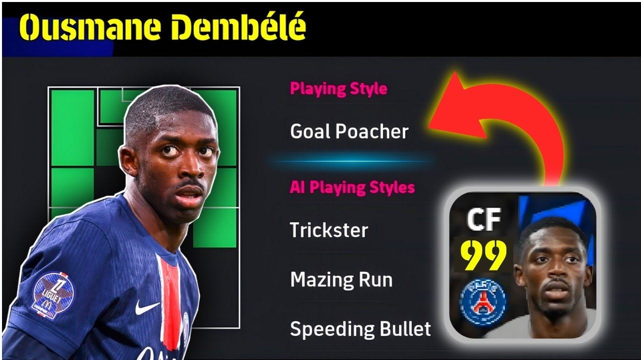 New Goal Poacher In Town! 😳 | Ousmane Dembele 99 Finishing Training Guide! 🔥💯 &bull; efootball 2026