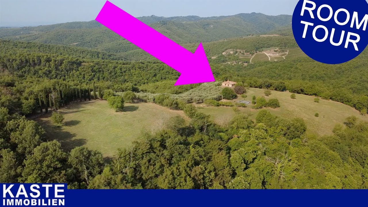 Toskana | modernisierte Naturstein-Villa mit 70.000 qm Grundstück in Arezzo | Kaste Immobilien