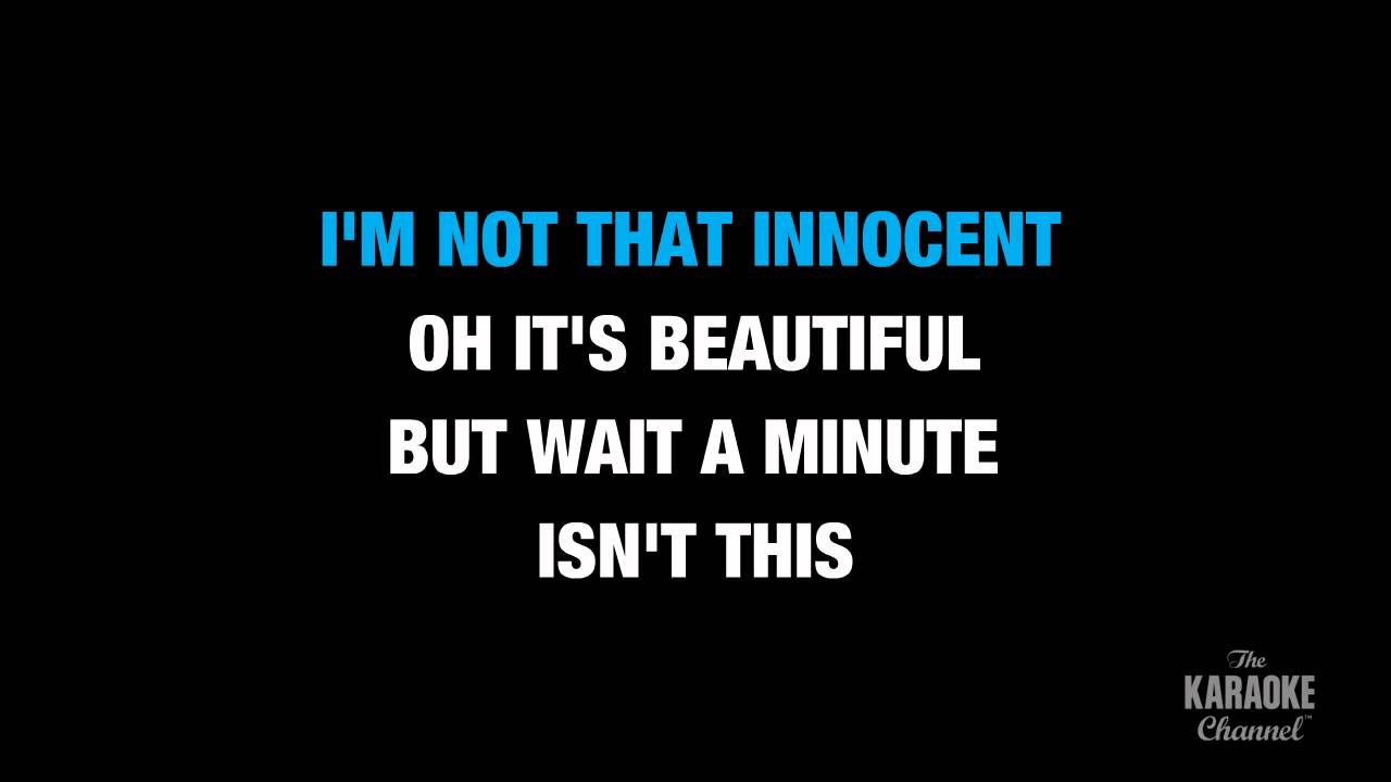 Oops!...I Did It Again in the Style of 