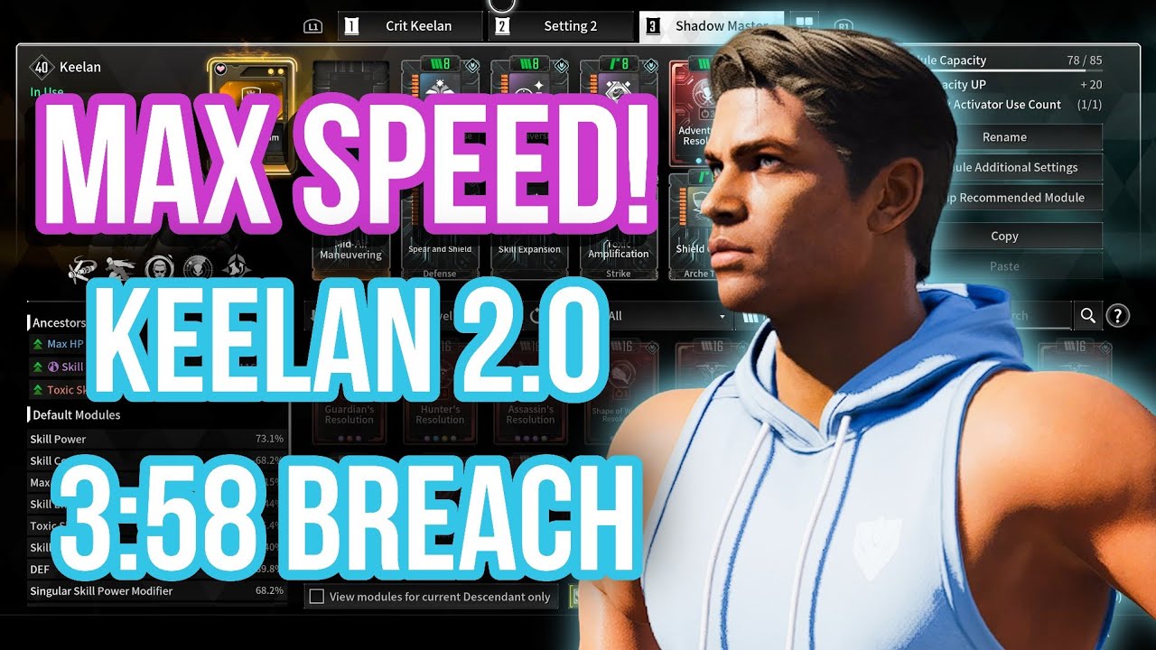 KEELAN  Is MEGASTRONG! Fully Upgraded Build For Breach Tracking & Mobbing I The First Descendant