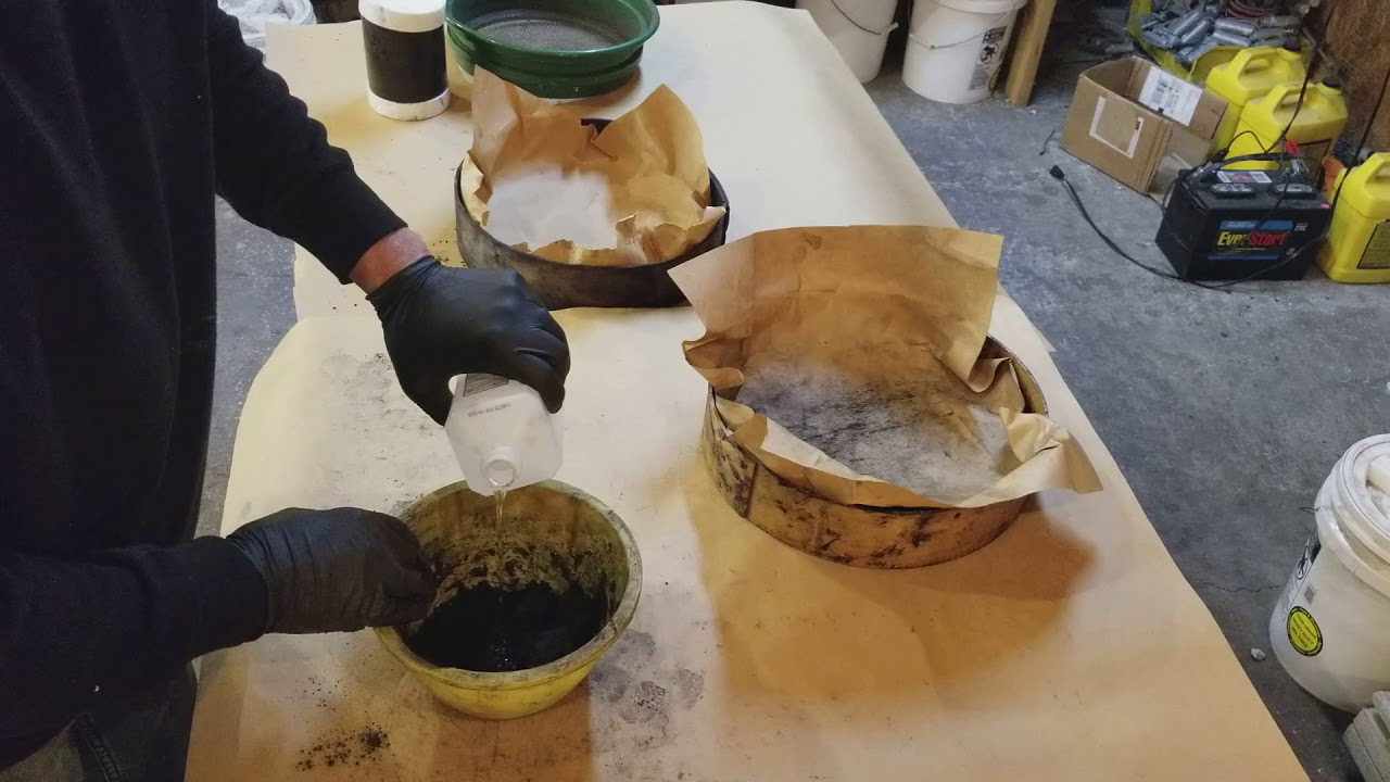 Granulating Black Powder.