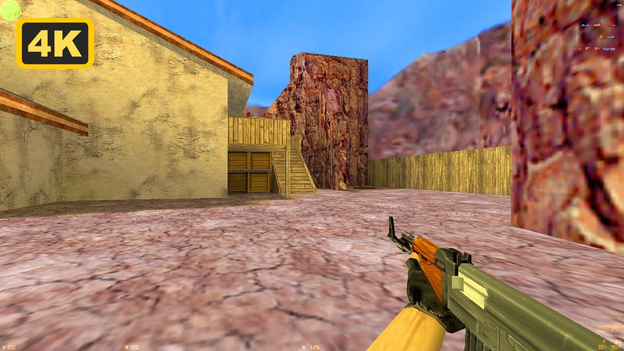 🧱 CS 1.6 Nostalgia &ndash; Militia Expert Bot Challenge [No Commentary | 4K 60FPS]