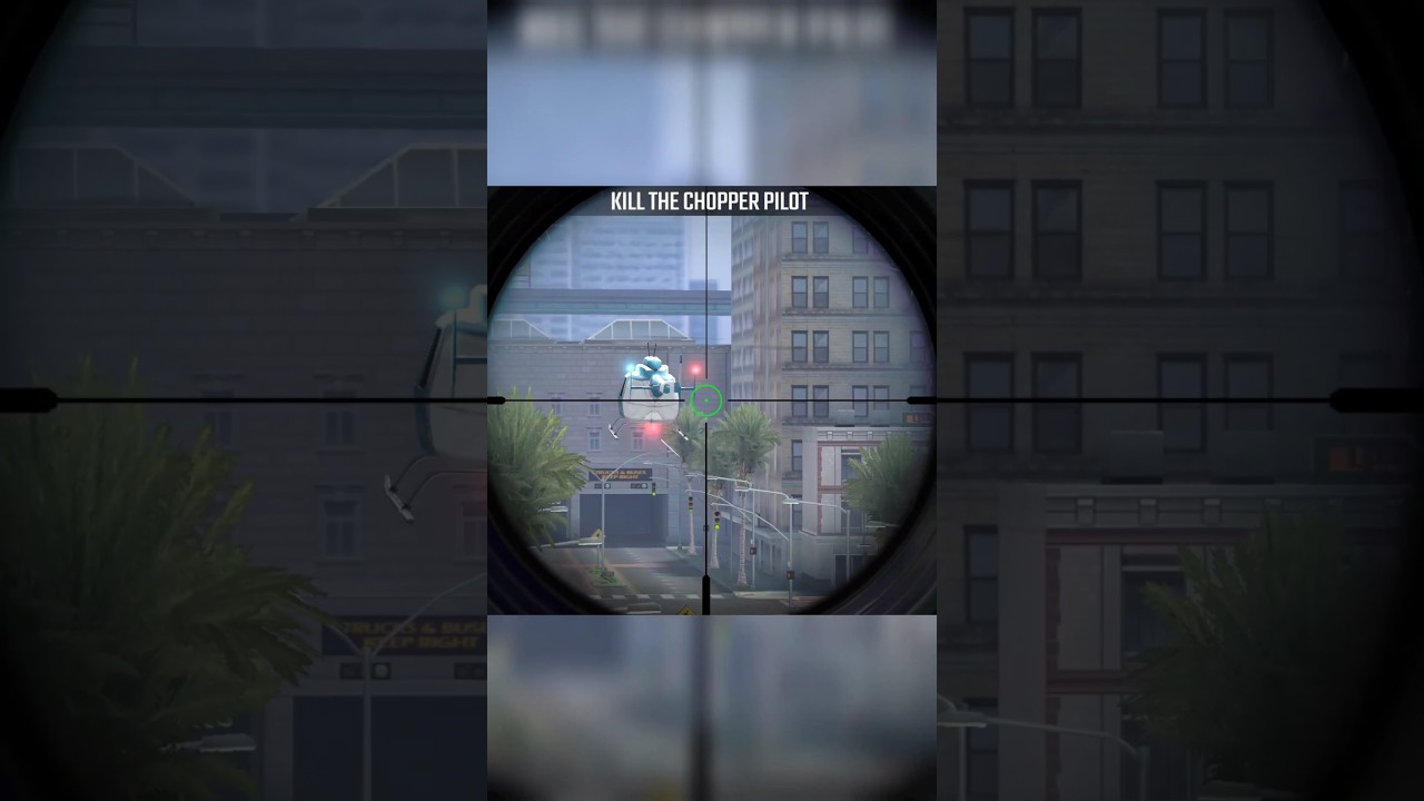 pure sniper game |kill the chopper pilot  #shorts  #puresniper