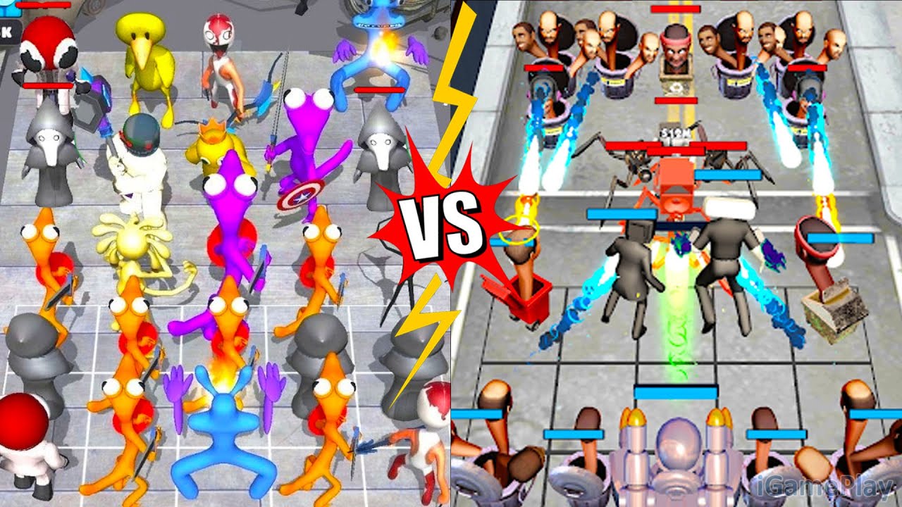 Merge Monster Rainbow Friends Vs Fight Monster ⭐ Merge Simulator Battles