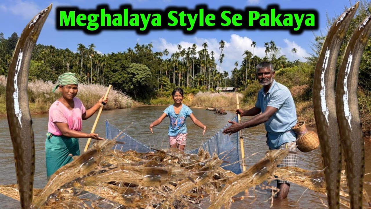 Caught and Cooked Fish | Meghalaya Famous Fish Curry | Fishing Vlog 