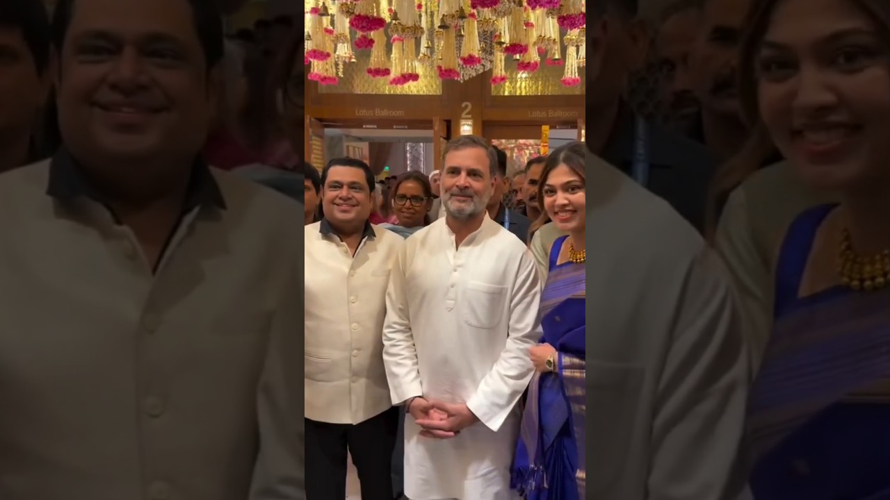 Rahul Gandhi, Mallikarjun Kharge attend Supriya Sule's daughter Revathi Sule's grand Mumbai wedding