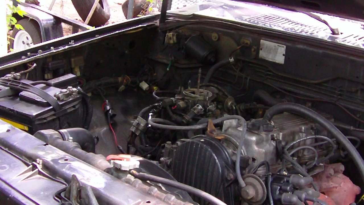 Carb Cleaning  For my Mazda B2200 1989