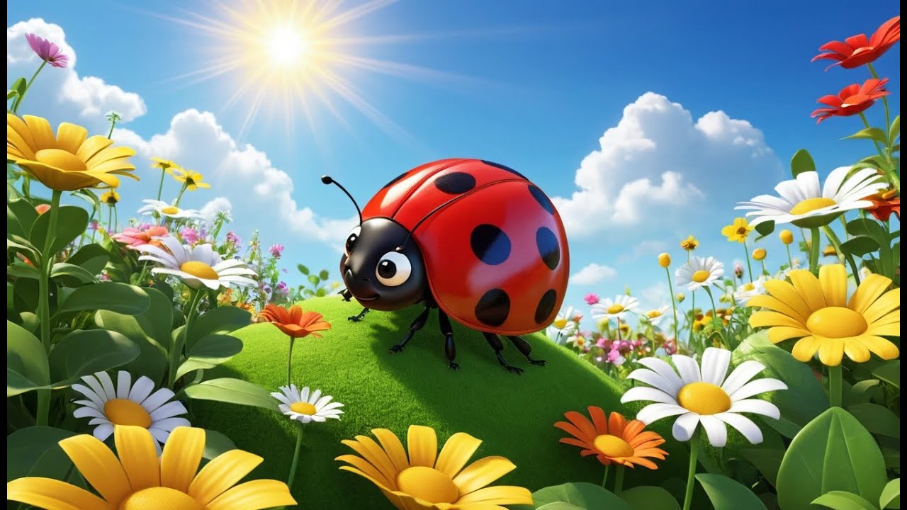 Itsy Bitsy Ladybug | Fun Insect Song for Kids | Interactive Nursery Rhyme