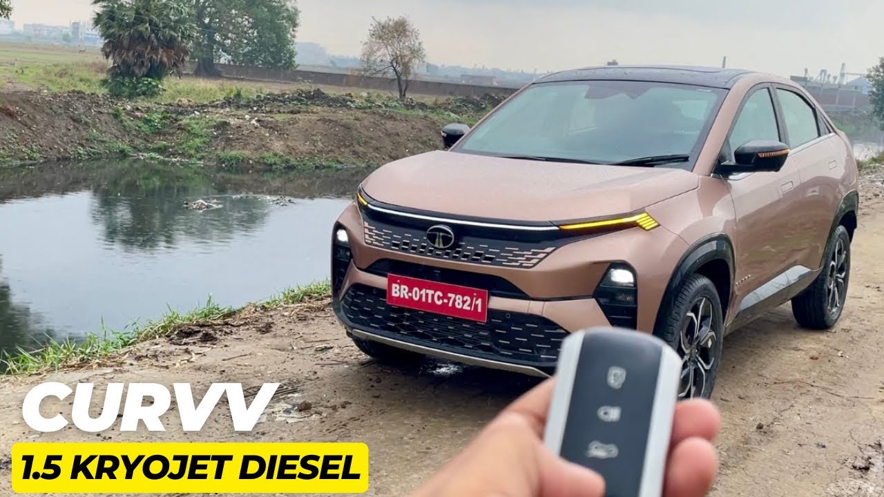 Tata curvv Accomplished 1.5 kryojet Diesel MT Review|short drive impression|Tata Curvv 1.5 Diesel.