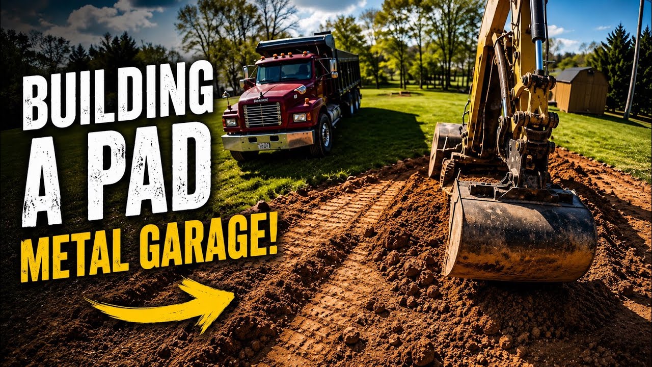 BUILDING GRAVEL PAD FOR CARPORT AND DRIVEWAY TOUCH UP | DigginLife21
