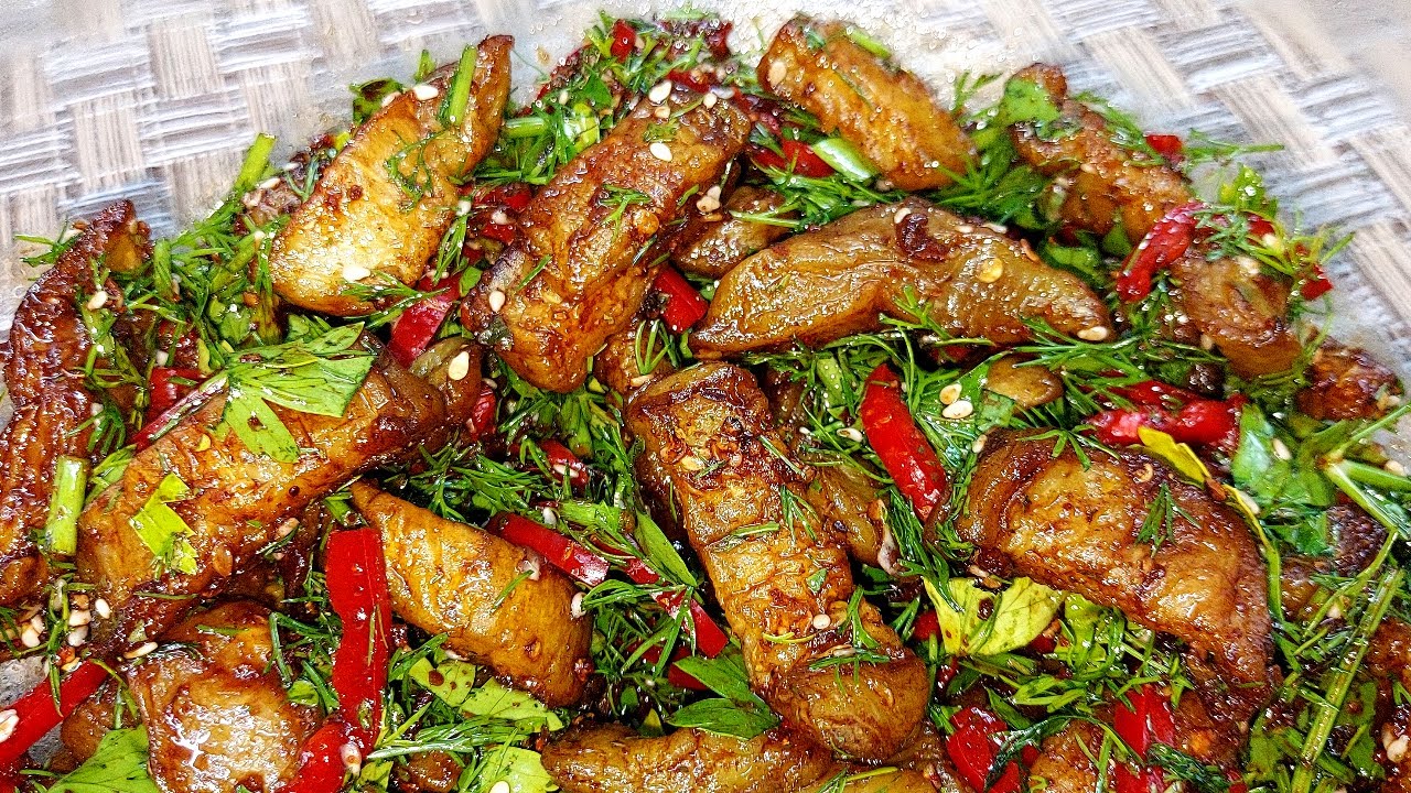 Обалденные Баклажаны как Грибы по- корейски! Шикарная ЗАКУСКА из БАКЛАЖАНОВ. Быстро и Вкусно !