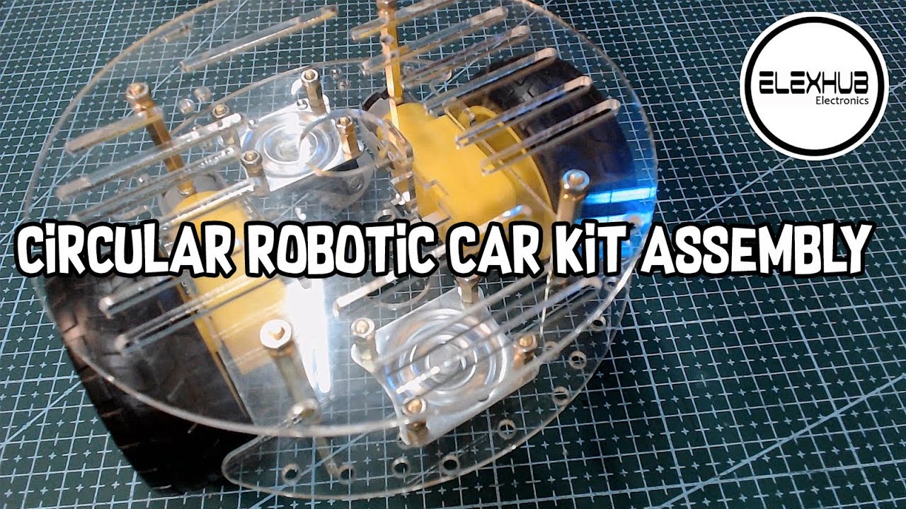 Circular Smart Robotic Chassis Kit Assembly Tutorial