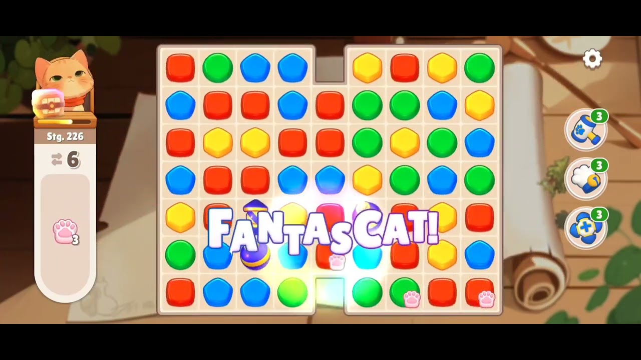 MeowWorld: Match3關卡221-230