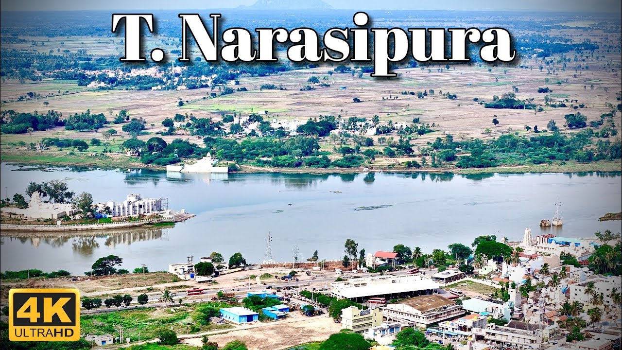 A beautiful view of the scenic city of T Narasipur | T. Narasipura | 4k Video | Watch on TV